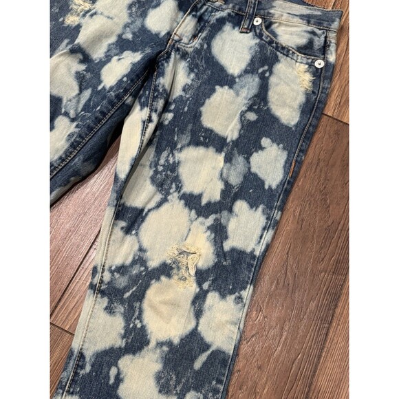 Arden B. Women’s Low Rise Acid Wash Bleach Jeans Y2K 2000s Size 28x31 - Picture 3 of 8